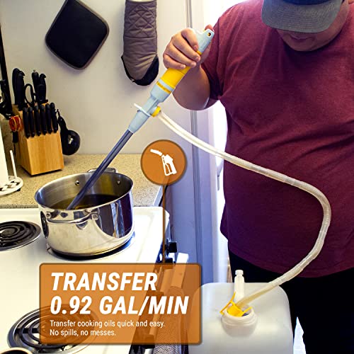 TERA PUMP 2nd Gen Turkey Fryer Deep Fry Cooking Vegetable Oil Filter