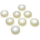 Floating Candles 3 inch Flicker Wax LED Floating Candles Flameless Batteries Tea Lights Water Activated for Home Wedding Party Centerpiece Vases Outdoor Swimming Pool Pond Decor (White, 8 Pack)