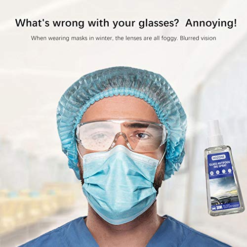 Anti Fog Spray for Glasses Anti Reflective Lenses Prevents Fogging of Glass Plastic Windows for Prevents Fogging of Glass Windows Mirrors, Eyewear Lenses,Glasses BiuBuy (Transparent, 30ML)