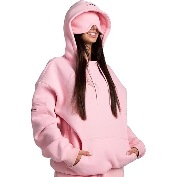 Sweat à Capuche De Voyage Pour Femmes Avec Masque Pour Les