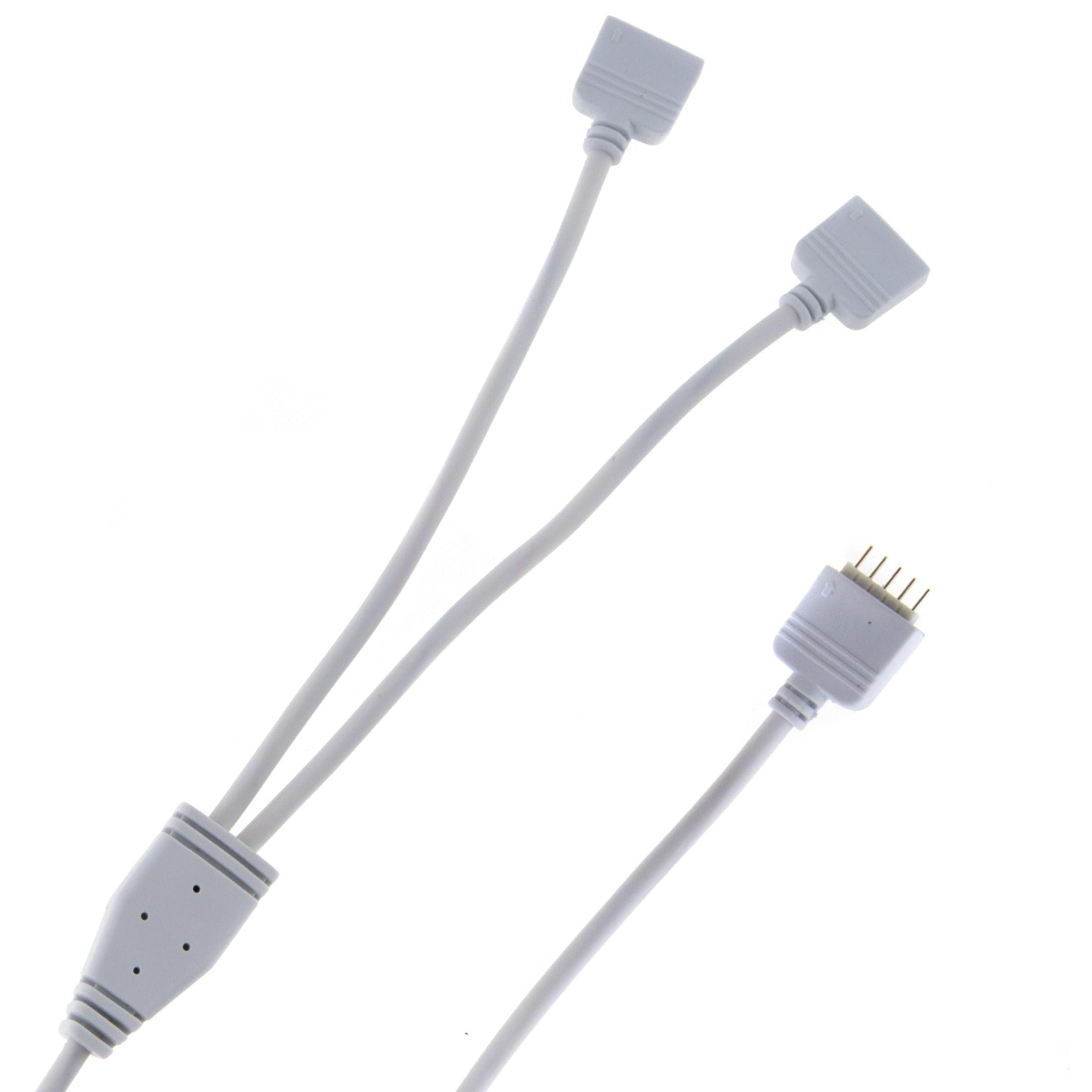 SeKi RGBW Y Splitter 1 to 2, 19cm x 12cm x 2cm, Indoor, LED, 9W, Multicolor, 12V DC, STRING_LIGHT, RGBW LED Strip Splitter