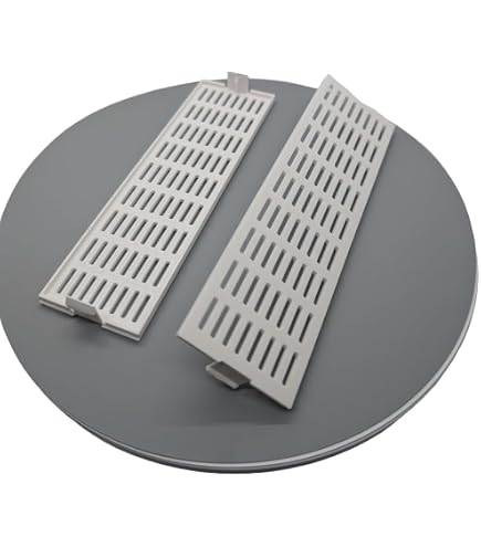 2x PC-Laufwerksschacht-Abdeckungen – Perforiertes Metall, 5,25 Zoll, Schwarz, Mit Schaumstoffeinsatz, Für Bessere Luftzirkulation