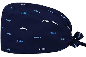 BOBIBI Elastic Bouffant Working Caps with Sweatband for Women/Men, A285, One Size