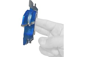 CO-CUTTNER 45-Deg Lock Miter Shaper Cutters 4-Wing, Cutting Height for 5/8”Wood Thickness with Bore 1-1/4" for Woodworking