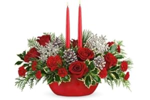 Assorted Snowflakes centerpiece - The Shopstation Same Day Flower Delivery - Online Holiday Flowers & Gifts - Send Christmas Flowers Bouquets,Centerpiece,Gifts