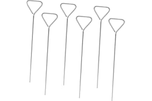 iplusmile 6pcs Stainless Steel Lab Coating Rods Cell Spreader for Petri Dish Efficient Sample Spreading