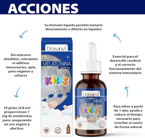 MELATONINA LIQUIDA KIDS 50ML 1MG DRASANVI