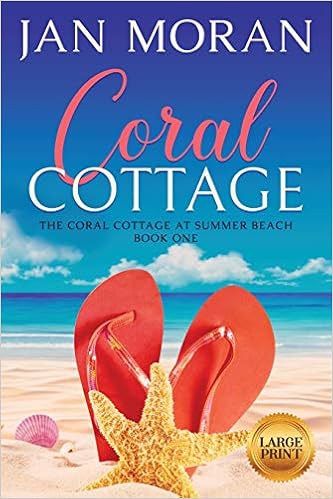 Amazon Com Summer Beach Coral Cottage Large Print Moran Jan Books