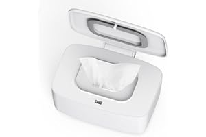 Zdolmy Wipes Dispenser, Wipe Holder for Baby, Refillable Wipe Container, Large Capacity, Lengthen, Fit for Most Standard Baby Wipe