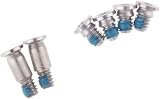 OLVINS Silver Bottom Case Screws Set for Apple MacBook Pro 13" A1706 Touch Bar view 3