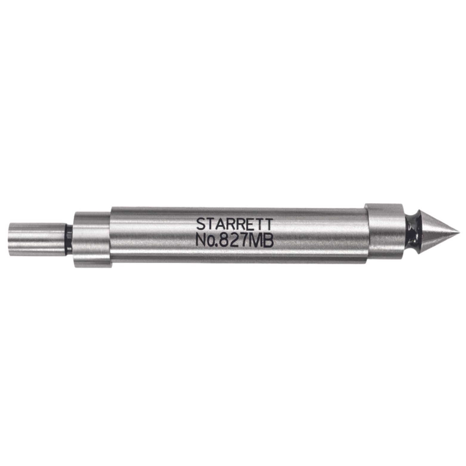 Starrett 827MB Edge Finders, Double End, With Pointed Contact, 10mm Body Diameter, 6mm Contact Diameter
