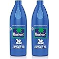 Parachute Coconut Oil| 100% Pure & Natural| Unrefined Coconut Oil| No Chemicals & Preservatives| Fresh Long Lasting Aroma| Untouched By Hands| 15 Fl Oz | Pack of 2