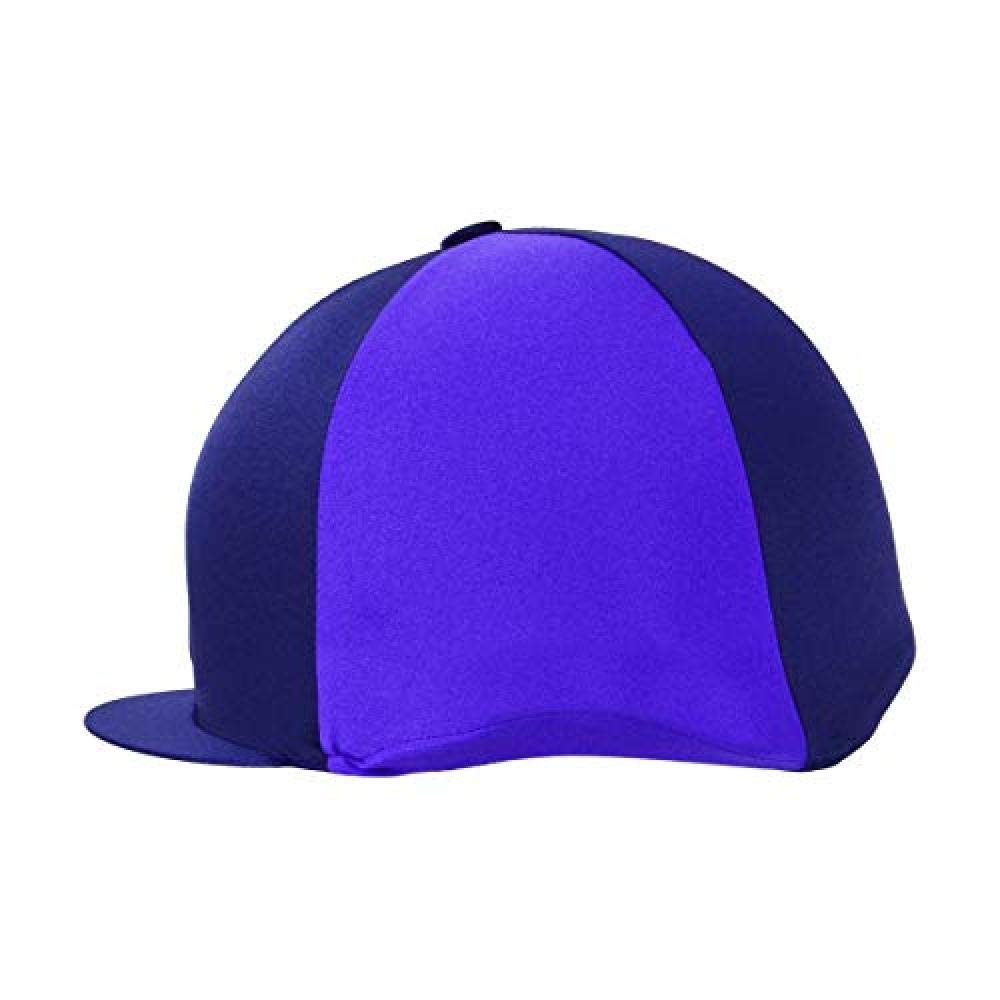 HyFASHION Two Toned Hat Cover PR-20551 Navy/Purple One Size 20557