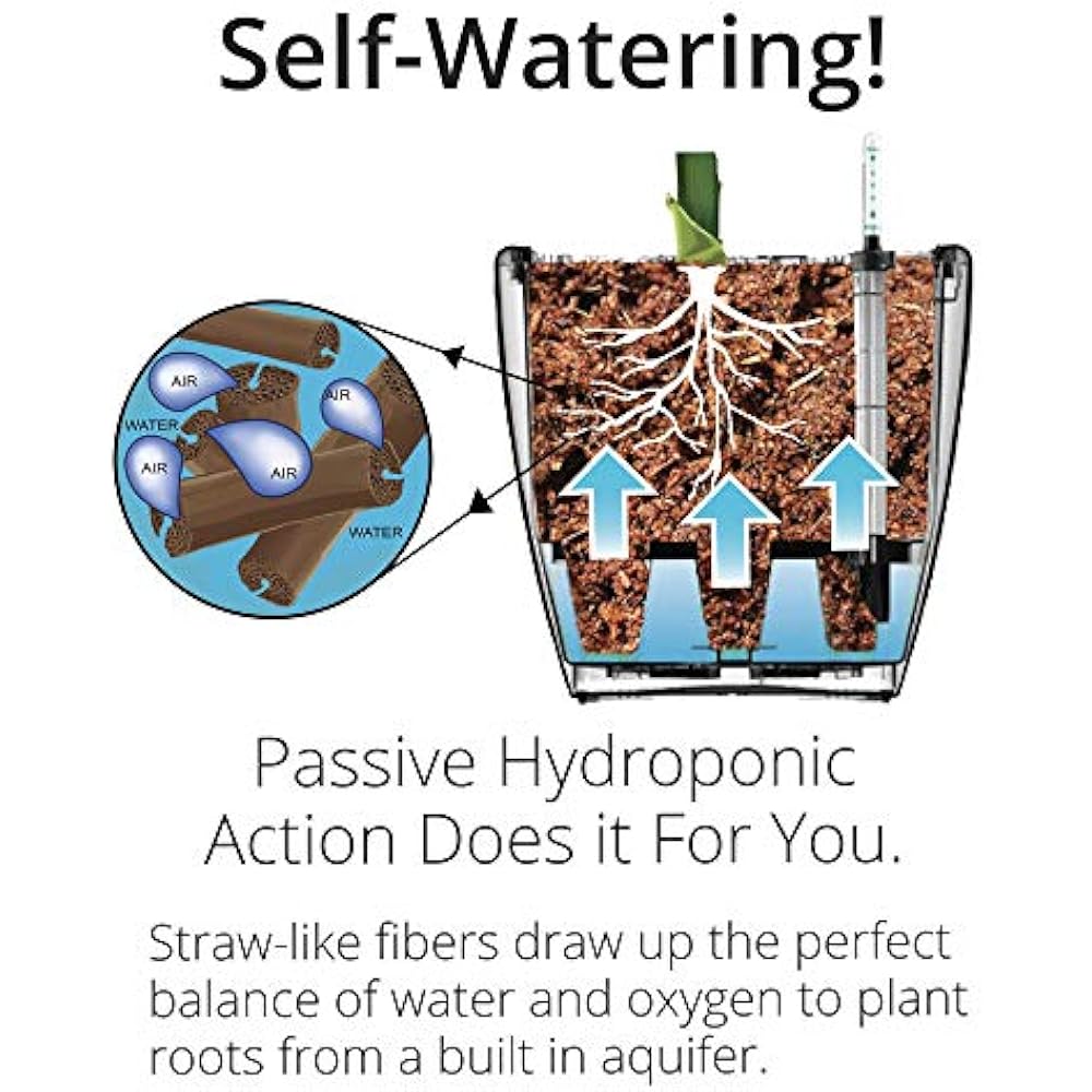 Aquaphoric Herb Garden Tub Self Watering Passive Hydroponic Planter