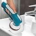 Cordless Power Scrubber, EVERTOP Cordless Automatic Multi Purpose Power Spin Scrubber Functional Portable Handheld Cleaning Brush Kit with Rechargeable Battery and 8 Detachable Replacement Brushes