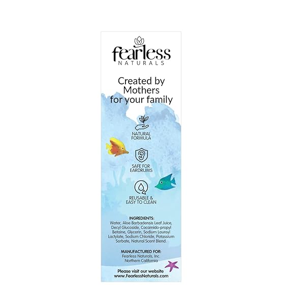 WALLY’S NATURAL KIDS EAR SCRUB EARWAX REMOVAL CLEANSER WASH, CLEANS AWAY WAX, DIRT & OILS, INCLUDES REUSABLE SCRUBBER SPONGE, PEDIATRICIAN-CONSULTED, SAFE FOR KIDS 3+, INFUSED WITH ALOE VERA, 2 FL OZ
