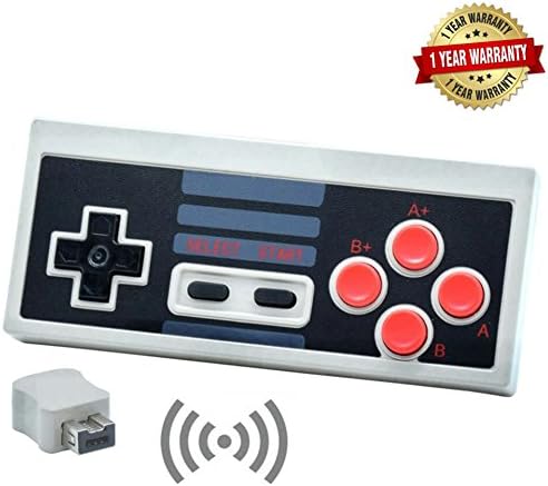 Wireless Controller for NES Classic Edition 2.4G Wireless Gamepad Joypad for Nintendo NES Classic Mini Version