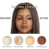 Creazy PHOERA Powder Loose Face Powder Translucent Smooth Setting Foundation Makeup (a)