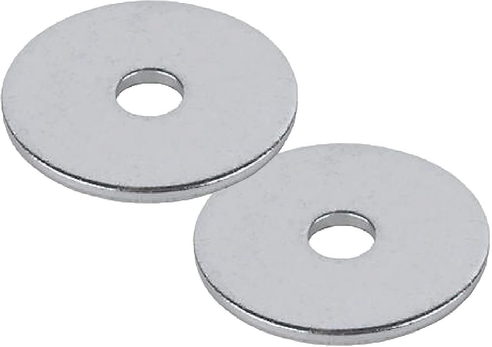 TERF M5 x 20mm Zinc Plated Steel Penny Washers Fender Mudguard Large Diameter