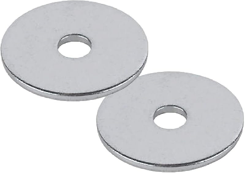 TERF M5 x 20mm Zinc Plated Steel Penny Washers Fender Mudguard Large Diameter