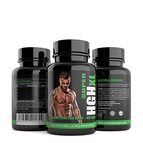 Super HGH XL 60 Vegetarian Capsules 1 Month Supply UK Manufactured from