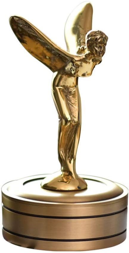 CHOUCHOU Ash Tray Bin Angel Ashtray European Light Home Angel Copper Ashtray Jewelry Box Decoration D 'Business Housewarming Gift Living Pendulum