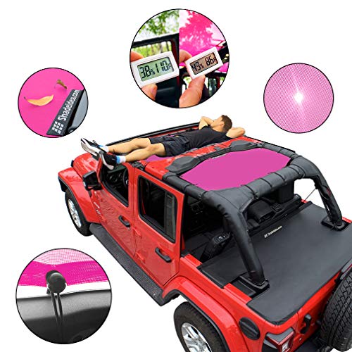 Shadeidea Sun Shade for Jeep Wrangler JL Unlimited (2018Current) 4