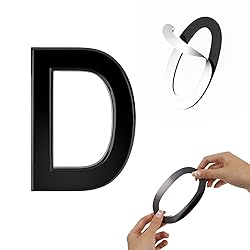 Self-adhesive 6 Inch House Numbers Acrylic House