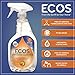 Earth Friendly Products ECOS Window Cleaner with Vinegar, 22 Fl Oz (Pack of 2)