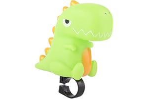 Bike Bell Kids Cute Cartoon Dinosaur Bike Horn Squeeze Bicycle Horn Clear Sound Bicycle Bell for Toddler Children Boys Girls