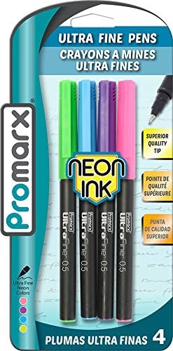2 Pk. Useful Universe Promarx Ultra Fine Neon Ink Pens (Total 8)