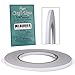 Angel Crafts Acid-Free Double Sided Tape: Easy Tear 2 Sided Glue Adhesive Tape, Double-Sided Tape for Scrapbook and Card Making - 1 Roll, 0.25 Inches by 55 Yards by .09mm