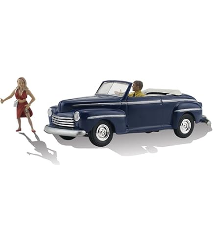 Woodland Scenics – Scène De Pique-nique Années 1950 – Véhicule Avec Figurines Et Accessoires – Échelle HO