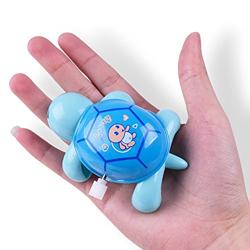 Wcysin 5 Pieces Cute Wind Up ToTortoise Baby Kids Clockwork Toys Random Color
