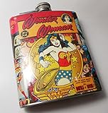 Vintage Retro Wonder Woman 7 oz Stainless Flask