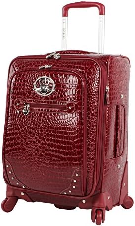 Amazon.com | Kathy Van Zeeland Croco PVC Designer Luggage - 4