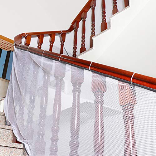 COCODE Child Safety Net - Safety Mesh Netting for Rail Balcony Banister Stair for Baby Kids Toys Pets, Safe for Indoor, Outdoor, Patios - 10ft x2.5ft
