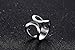 VNOX Stainless Steel Cuff Ring for Women Engagement Promise Engagement Marriage