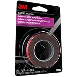 3M Exterior Attachment Tape, Ideal for Moldings, Emblems and Trim, 1/4 in width x 1.66 yards in length, 1 roll