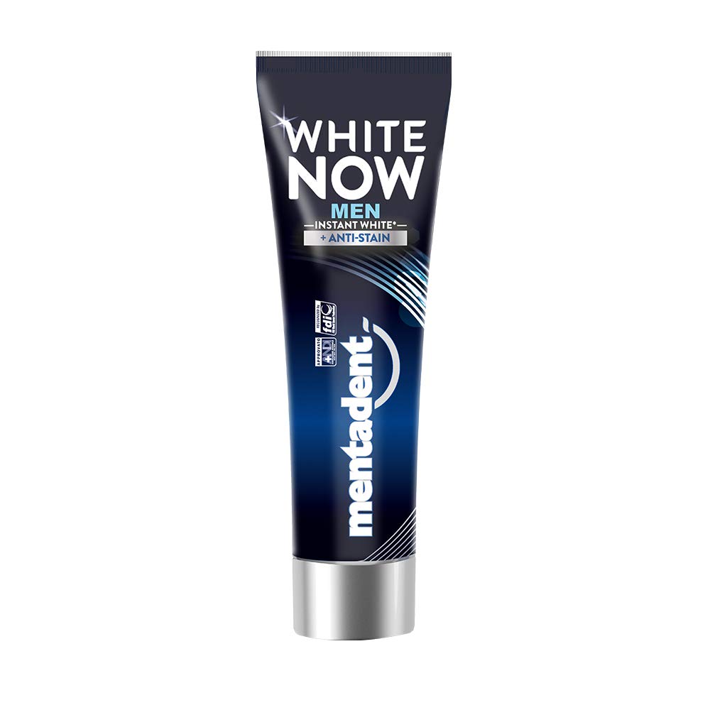 Mentadent White Now Men Whitening Toothpaste 75ml
