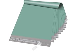 Metronic Poly Mailers 10x13 100 Pcs, Shipping Bags for Clothing, Strong Adhensive Mailing Bags, Shipping Envelopes for Small Business, Tear-resistant Mailer Envelopes Bags in Grayed Jade Green