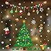 Christmas Window Clings Decal Stickers Removable Vinyl Christmas tree DIY Glass Wall Window Door Mural Decal Sticker for Showcase christmas holiday Decoration Ornaments