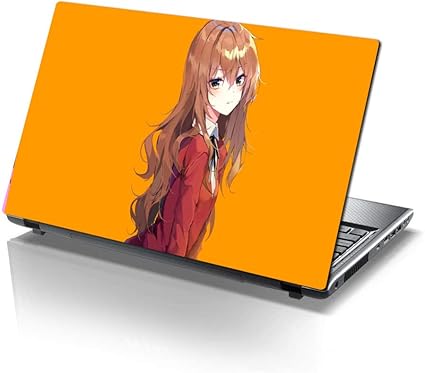 Amazon ノートパソコンスキンシール ビニールスキンステッカー除去アニメ38 Cm X 25 5 Cmインチステッカー ラップトップデカール防水ノートブックステッカーコンピュータデカール黄色の女の子38 Cm X 25 5 Cmインチ Omgnb ノートパソコンスキンシール 通販