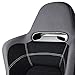 Pair of Full Reclinable T100 Type-R (Gray & Black) Racing Seat+Adjustable Sliders