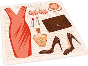 Alfombra de oficina, accesorios de moda para cóctel, arete de