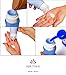 Silicone Travel Bottle Set (3oz/2oz/1.25oz, 3 Pack and 1 Cream Jar), Refillable Travel Bottles and Containers for Shampoo, Conditioner, Lotion - Leak roof, TSA approved, BPA-free