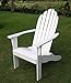 Cambridge Casual AMZ-240252W Bentley Adirondack Chair, White