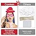 Valentines Day Photo Booth Props Kit - Large Size, NO DIY Needed- Valentines Photo Props - Valentine's Day Party Supplies Favors -31PCS