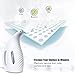 aickar 180ml Portable Garment Steamer, 800W Powerful Clothes Steamer, ETL Approved Handheld Fabric Steamer, Travel Steamers for Clothes and Curtains - White