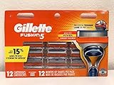 Gillette Fusion 5 Razor Blade Cartridges - 12 Count